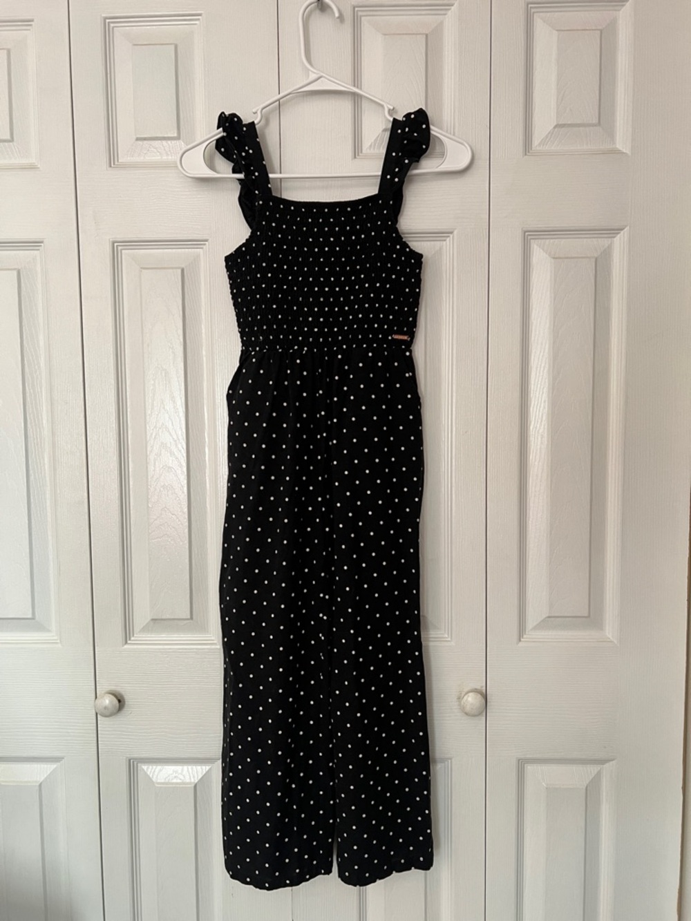Girls Tahari Black Polka Dot Jumper